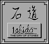 Ishido: The Way of Stones title screen for GameBoy